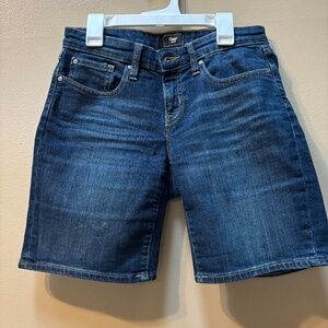 Gap 1969 Denim Bermuda Shorts Dark Wash Size 025